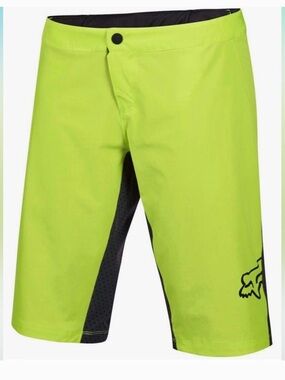 Fox Racing Lynx MTB Shorts Women’s Medium Neon Green Cycling Lined